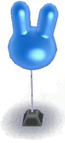 Bunny Blue Balloon