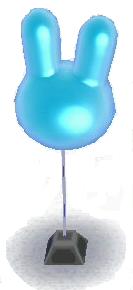 Bunny Cyan Balloon