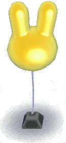 Bunny Yellow Balloon